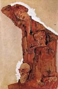 Egon Schiele Composition with Three Male Figures china oil painting reproduction